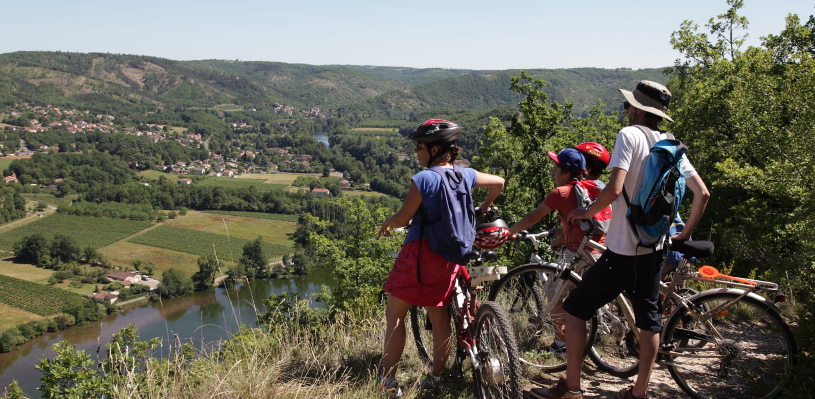 VTT en famille - Vallée du Lot