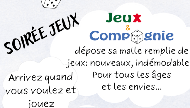 Soirée jeux au 3ème Lieu Du 30 nov au 1 déc 2024