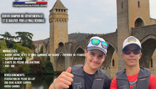 Junior fishing tour : Manche de Cahors Le 19 oct 2024