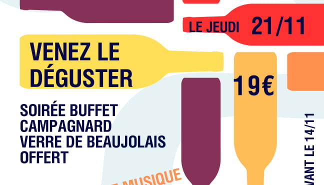 Le Beaujolais nouveau est arrivé à l