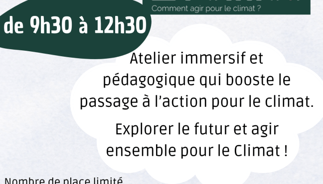 Atelier 2tonnes : comment agir pour le climat Le 16 nov 2024