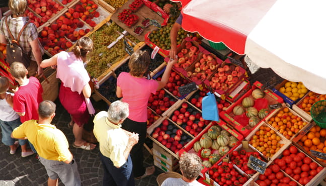 Marché à Saint-Géry