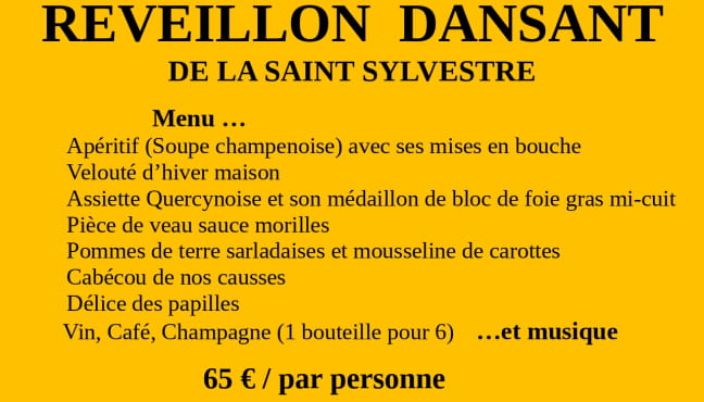 Réveillon de la Saint-Sylvestre à Bellefont-La... Le 31 déc 2024