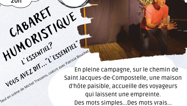 Cabaret humoristique au 3e Lieu Le 28 sept 2024