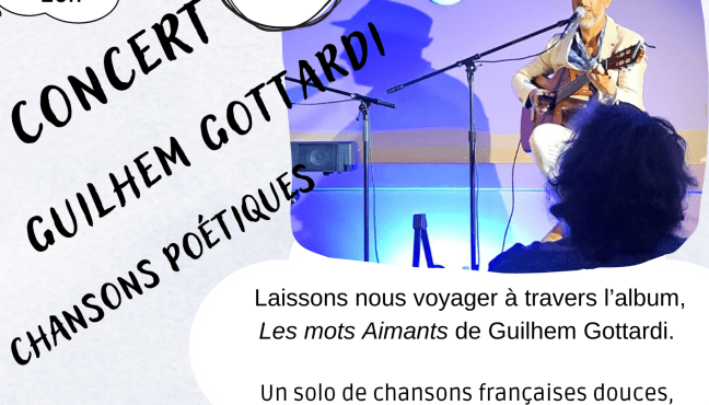 Concert Guilhem Gottardi au 3ème Lieu Le 16 nov 2024