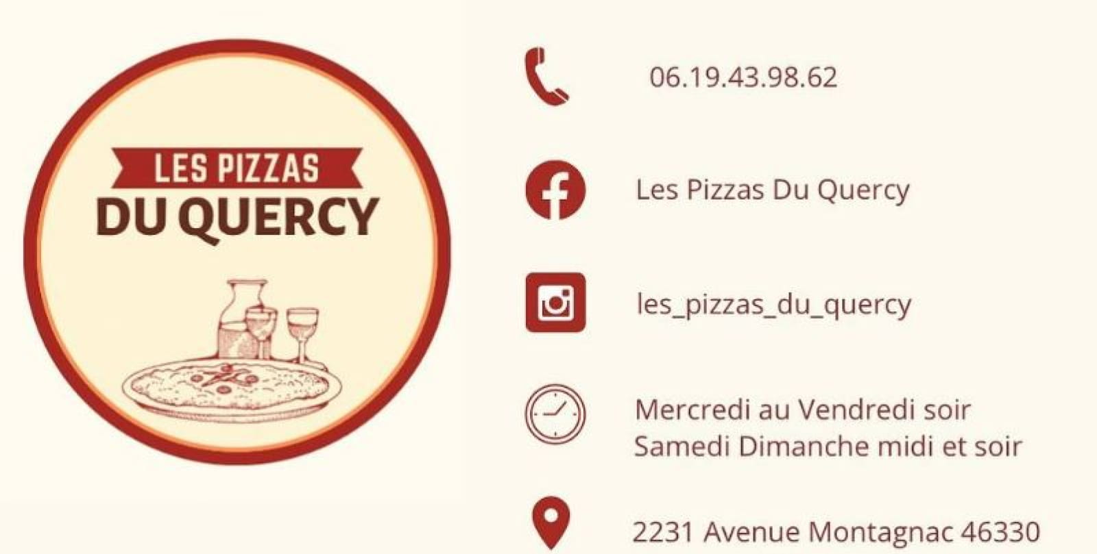 Les Pizzas du Quercy