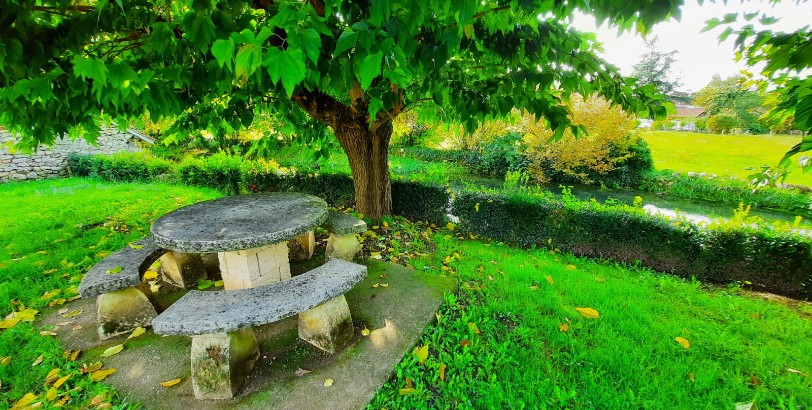 Aire de pique-nique au Lavoir de Cenevieres 1